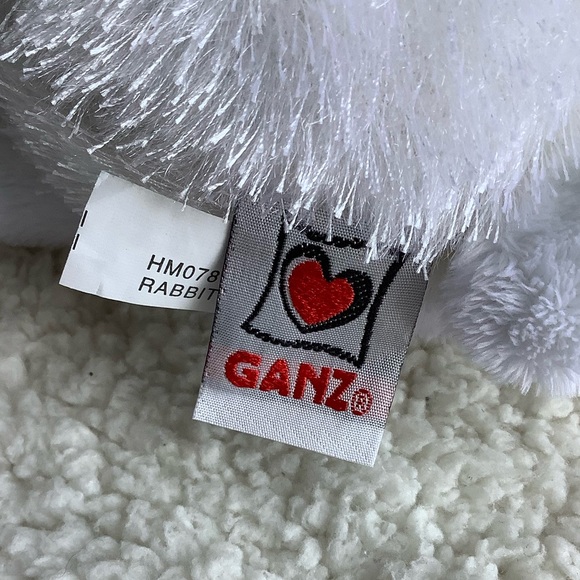 Ganz Webkinz HM078 White Bunny Rabbit Plush Stuffed Animal Toy No Code - Picture 5 of 5